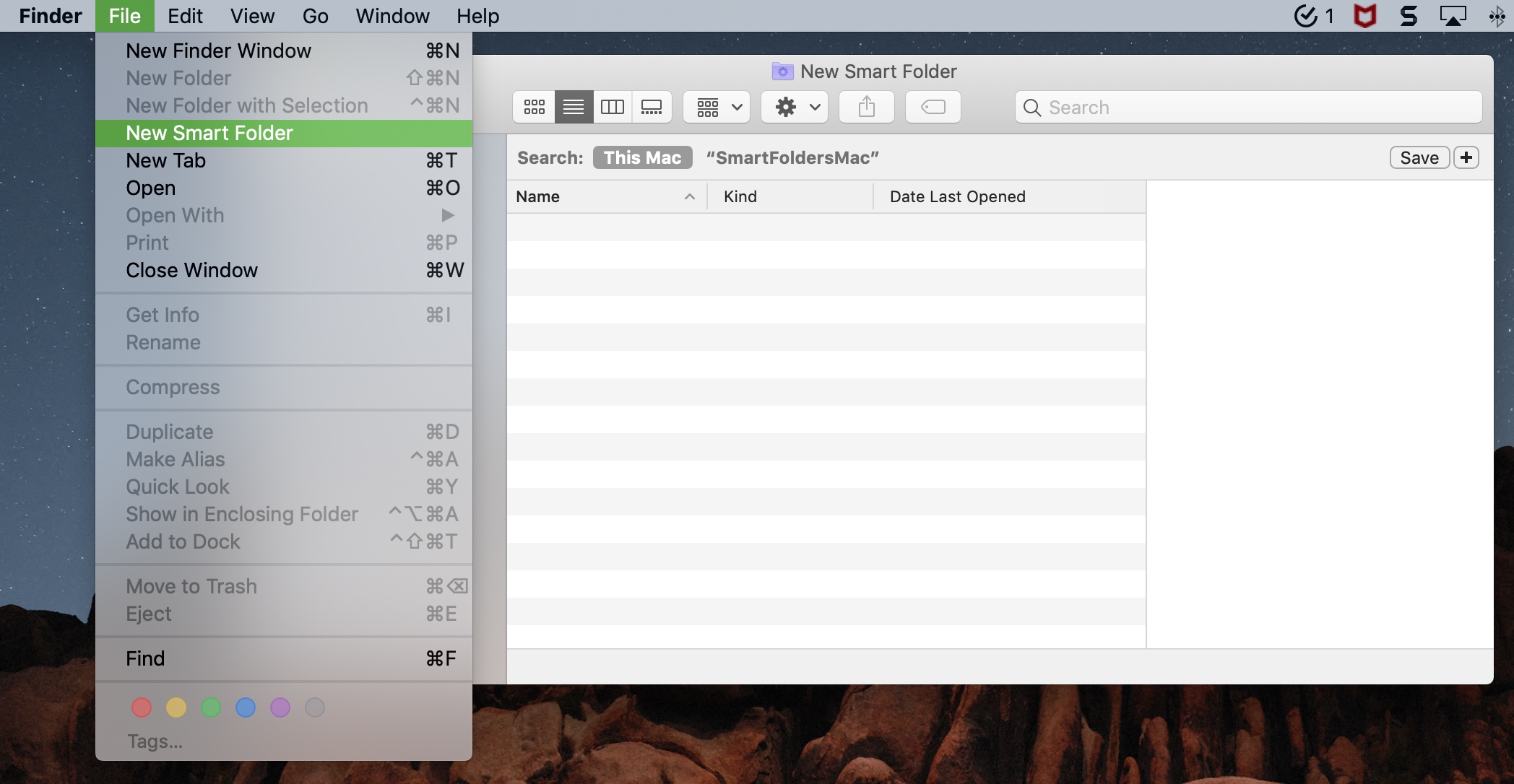 Create an env file for mac
